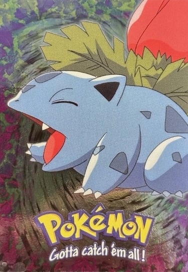 E2 Of E12 Ivysaur Topps Pokémon The First Movie silver foil