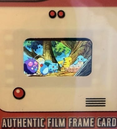 Exemple Film Frame Topps Pokémon Movie 2000