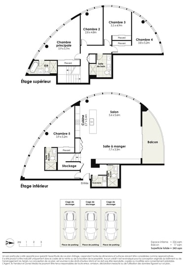 plan 2D appartement, garage, architecture