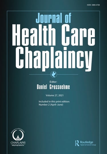 Cover of Journal of Health Care Chaplaincy