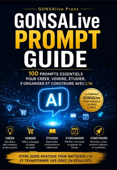 GONSAlive Prompt Guide book cover by Ernest Jean Baptiste