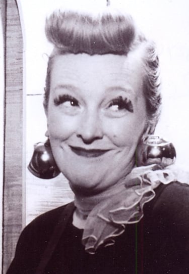 Beryl Reid as Marlene in the post-war radio comedy Educating Archie