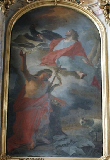 Johannes-Altar Altarblatt St. Margaretha