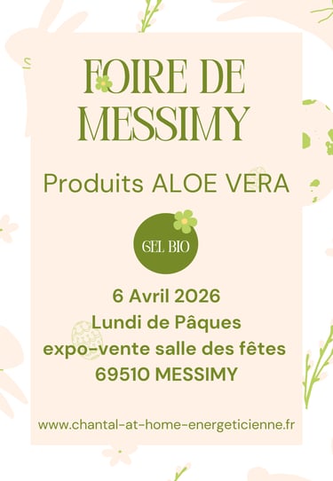 Foire de Messimy (69) Vente Produits gel bio aloe vera