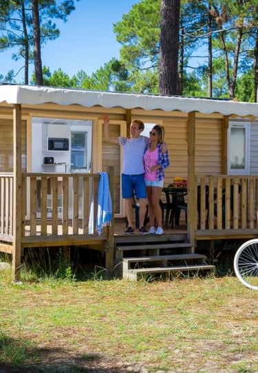 photo de Mobil-Home du camping les chênes dans les Landes