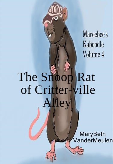 rat in detective hat