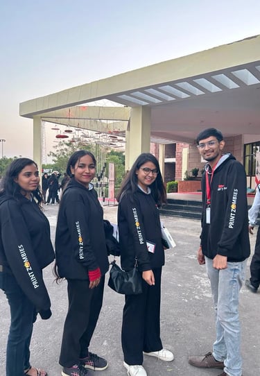 Design Students of NIFT Flaunting Print Zombies