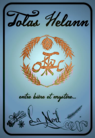 étiquette Tolas Helann de Noël
