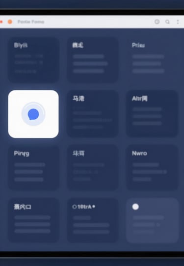 An organized grid of UI design components on a screen, showing a high level of detail and expert craftsmanship. The design uses #415A77 and #0D1B2A colors in a modern layout.