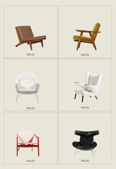 Hans J. Wegner Danish modern furniture Scandinavian interior Mid-century chair Nordic design timeles