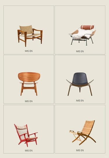 Hans J. Wegner Danish modern furniture Scandinavian interior Mid-century chair Nordic design timeles