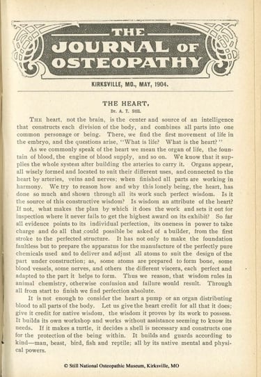 Fondation de l'ostéopathie humaine, Ostéopathie et histoire