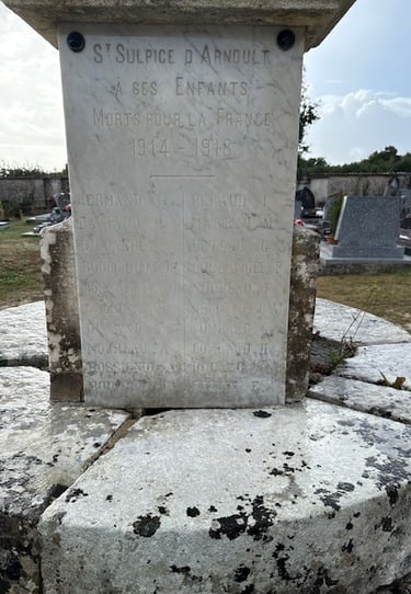 rechampissage monuments aux morts souvenir cimetière