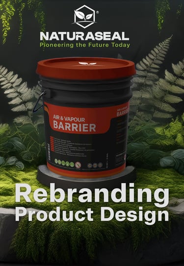 Naturaseal rebranding project by Mantegh studio