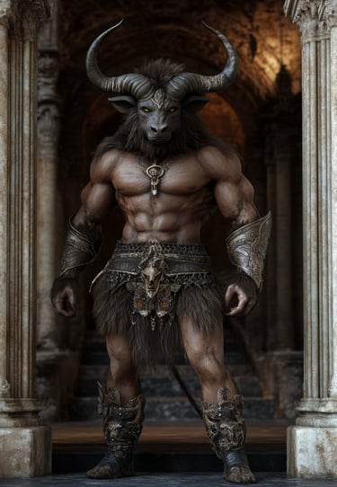 https://www.freepik.com/free-ai-image/portrait-mythological-minotaur_314876279.htm