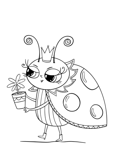 coloriage coccinelle