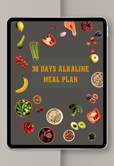 30 day alkaline meal plan mock up