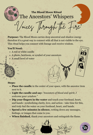 Blood Moon Ritual Soul Sisters Tarot