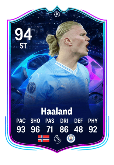 carta haaland sul gioco ea sports fc