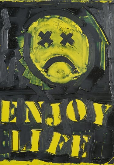 Enjoy Life Oil Painting Artwork by Artist Henk Tieten