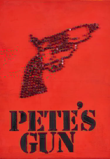 Pete's Gun Kunstwerk door Henk Tieten