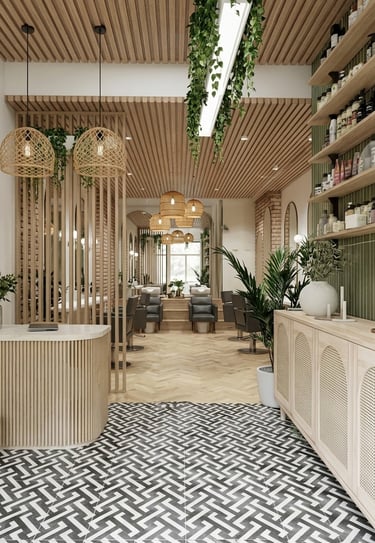 df interiors health & beauty projects