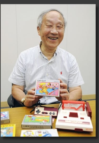 Masayuki Uemura Gerente Geral na Nintendo R&D2, ajudou a criar o Famicom e Super Famicom