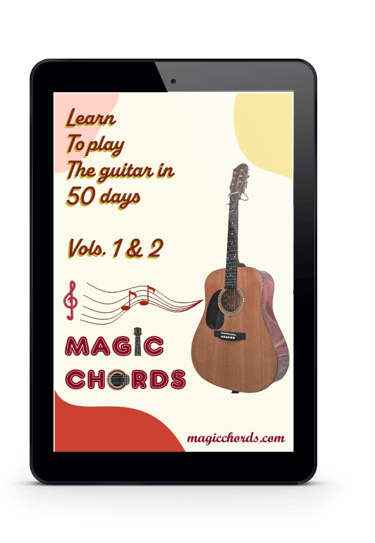 Learnto play the guitar in 50 days - F major chord