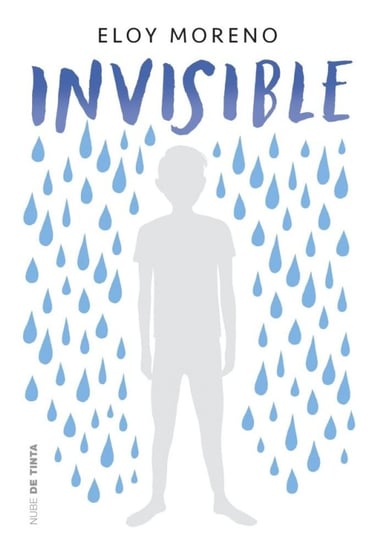 a person standing in front of a white background with a silhouette of a person in