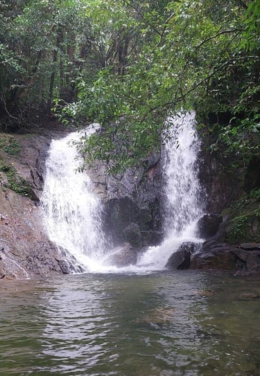 thailand khao lak ton chong fa waterfall lam ru