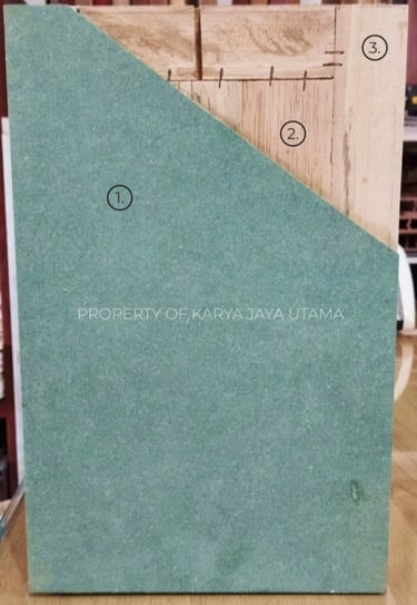 Pintu Solid Wood Panel HMR