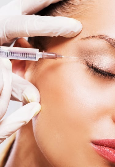 woman getting botox at magnum opus chandler