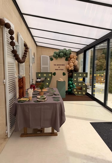Décoration anniversaire haut de gamme Paris