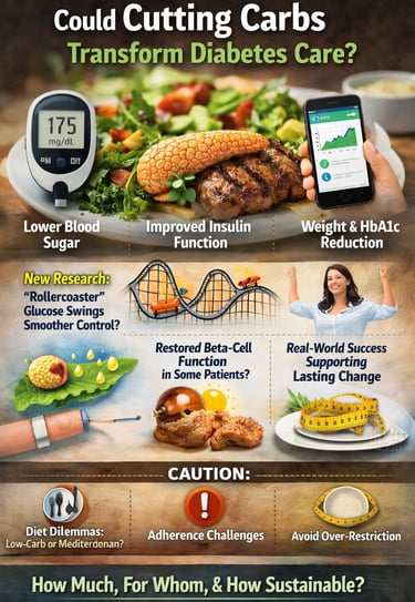Can reducing carbs improve blood sugar? Explore evidence-based benefits, risks, and real-world resul