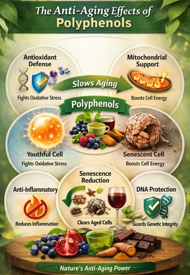 Plant Polyphenols & Cellular Aging: 2025 Research Insights