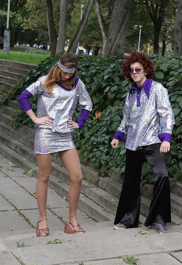 Disco kostiumai porai