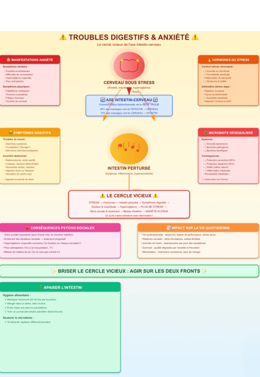 illustration anxiété et troubles digestifs