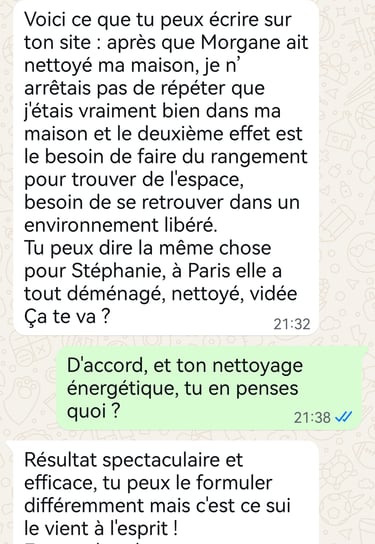 texte témoignage whatsapp