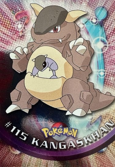 115 Kangaskhan Topps Pokémon series 2 US silver foil