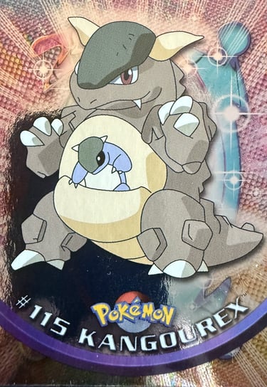 Kangourex topps série 2 foil