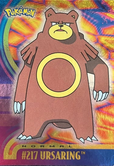 Ursaring topps série 3 foil Johto