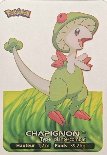 44 Chapignon Lamicards Pokémon série 3