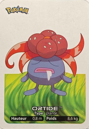 44 Ortide Lamincards Pokémon série 1