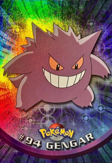94 Gengar Topps Pokémon series 2 US rainbow foil