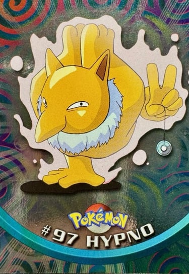 97 Hypno Topps Pokémon series 2 us silver foil