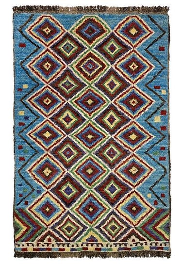NOMADIC AFGHAN - 150cm x 90cm (4'11 x 2'11) - TRIBAL AND NOMADIC RUGS - HANDMADE RUG COMPANY