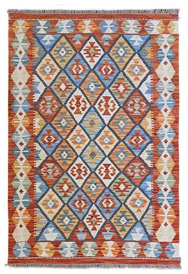ARYANA KILIM - 119cm x 82cm (4' x 2'9) - kilim rugs - Handmade Rug Company