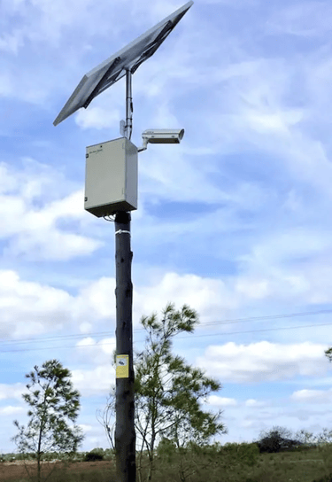 Poste autónomo de Seguridad CCTV