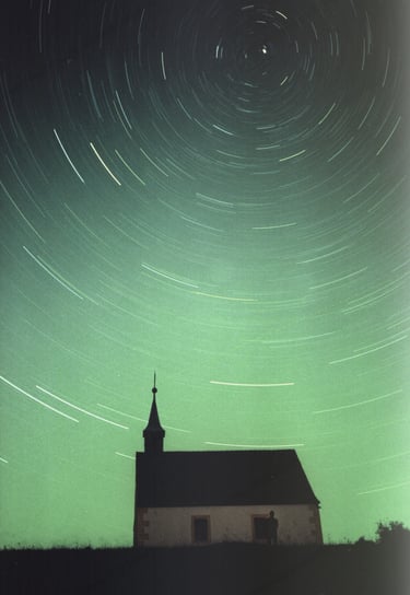 stars around Polaris, by Udo Kügel 