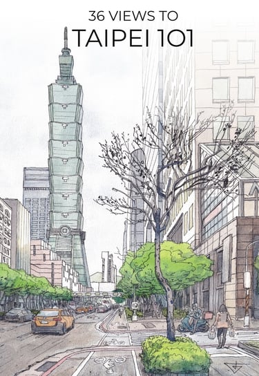 36 views to Taipei 101 illustration book